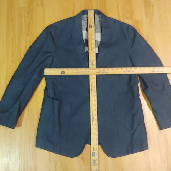 Burberry Flitton Aboyl Linen Blazer Jacket 54 EU US 44 Large Men's Jacket $700 - Picture 2 of 6
